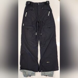 Allyance Ski Snowboarding Pants, Women's Small, Black, Lined, Waterproof, Snow